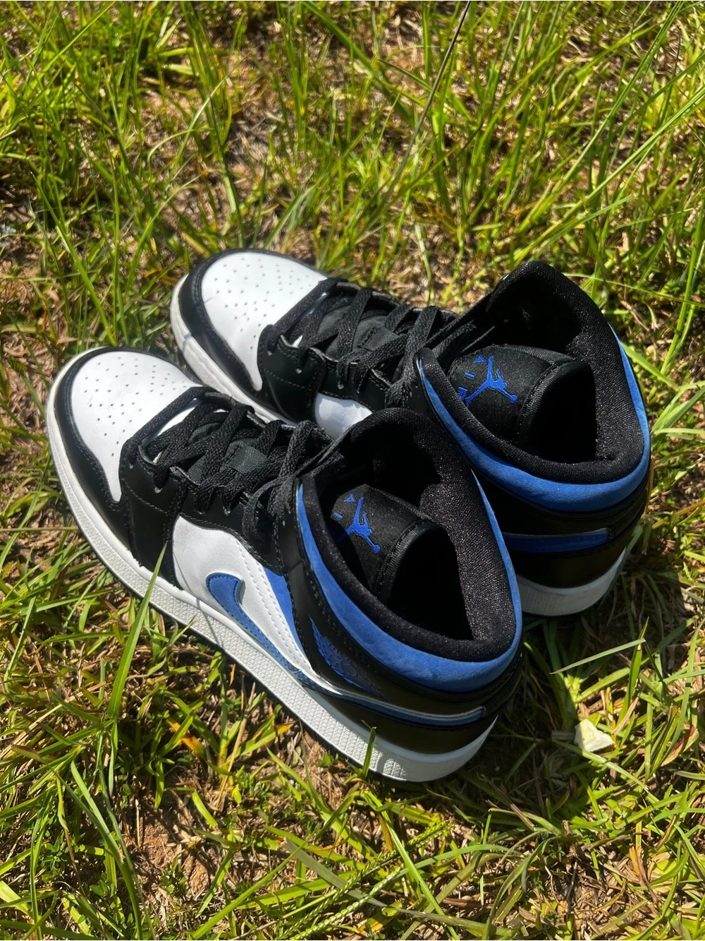 CLEAN Air Jordan size 6.5 Mens 1 Mid Retro Racer Blue shoes